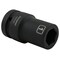 Dynamic 1" Drive Deep Socket, Black Phosphate, Tools 1" X 1" Drive, 6 Point Deep Length D025532 - alternate 6